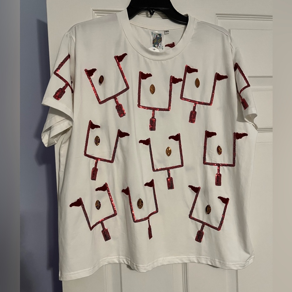 Queen of sparkles field goal tee